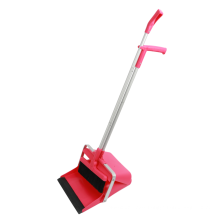 New Type Household Long Handle Windproof Sweeping Dustpan and Broom Set Outdoor Cleaning Plastic All-season Customized Aluminum